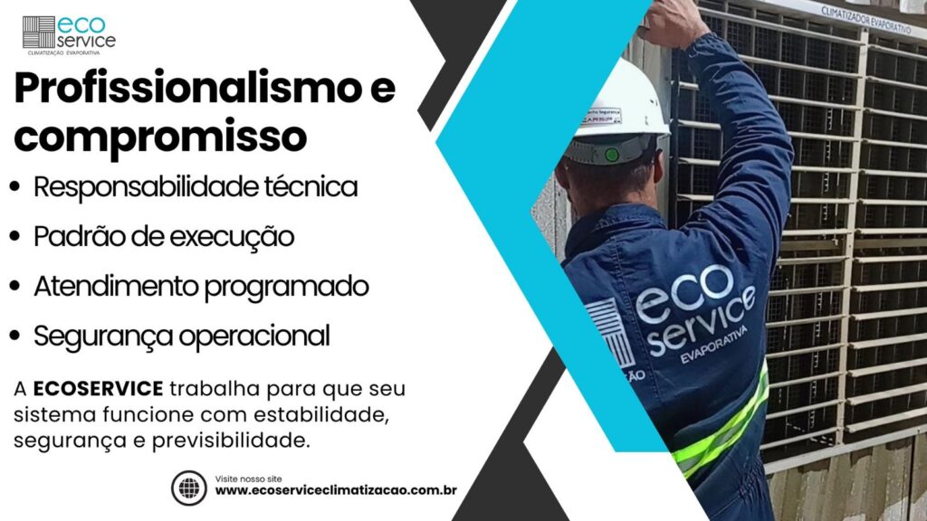 MANUTENÇÃO CLIMATIZADORES EM INDÚSTRIA